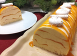 Bûche glacée Semifreddo vanille passion - Recette en vidéo