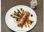 Saumon et asperges poêlés sauce grenobloise amélioré