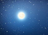 La lune dans les ténèbres