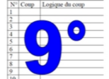 9° diagosudoku, avec la solution du huitième