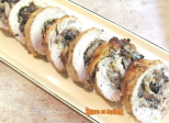 Poitrine de dinde farcie aux champignons et au fromage