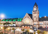 La place de la gare de Metz