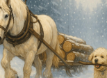 Le chien et le cheval