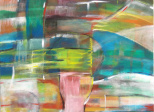 La coupe rose - peinture au fil du temps - 2017