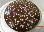 Gâteau au chocolat avec glaçage - Recette facile