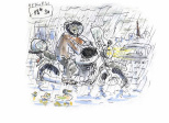 surpris par la pluie 