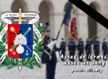 Assez de larmes, assez de sang