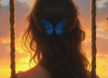 Le battement d'ailes d'un Morpho Bleu