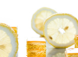 Carrés au citron au lait concentré sucré