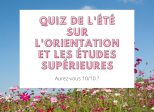 Le quiz de l’été sur l’orientation et les études supérieures !