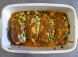 Blancs de poulet farcis aux épinards et fromage frais de chèvre - recette en vidéo