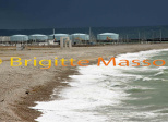 Le joueur de biniou sur la plage du Havre