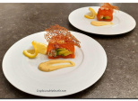 Avocat aux crevettes façon Sushi rolls