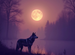 Lune fauve ...