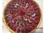 Tarte aux figues cuites à la crème pâtissière