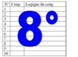 8° diagosudoku, avec la solution du septième