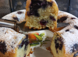 Gâteau moelleux aux myrtilles - Recette en vidéo 
