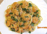 Crevettes en sauce au vin
