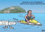 Macron en jet-ski