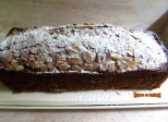 Cake pêches-amandes