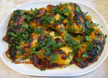 Cuisses de poulet au paprika, cuites au four