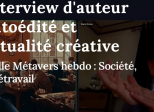 Interview d’auteur autoédité et actualité créative