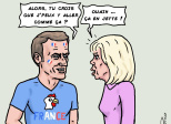 Macron supporter des Bleus au Qatar