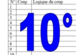 10° diagosudoku, avec la solution du neuvième