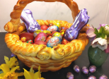 Panier de Pâques en pâte à pain - Recette en vidéo