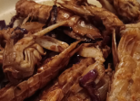Canocchie all'aceto balsamico