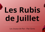 🗞 Les joyaux de Pan : les Rubis de Juillet (2021) ♦️