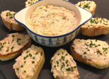 Rillettes de saumon fumé au Saint Morêt - Recette en vidéo