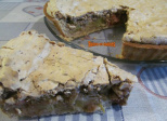 Tarte macaronée rhubarbe et noix - Recette en vidéo