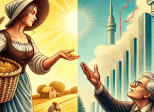 La paysanne et le boursicoteur