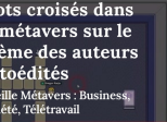 Mots croisés dans le métavers sur le thème des auteurs autoédités