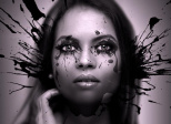 Femme violentée