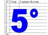 5° diagosudoku, avec la solution du quatrième