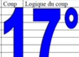 17° diagosudoku, avec la solution du seizième 