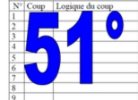 51° diagosudoku, avec la solution du cinquantième