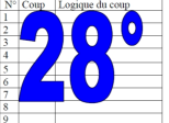 28° diagosudoku, avec la solution du vingt-septième 