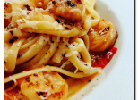 Pâtes aux crevettes