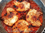 Côtelettes de porc à la tomate 