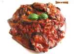 Aubergines grillées en sauce tomates