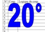 20° diagosudoku, avec la solution du dix-neuvième 