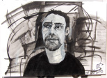 Autoportrait d'après photo - 2016 (2)
