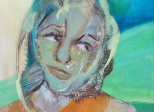 La vapeur bleue - peinture au fil du temps - 2005