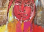 L'indien écarlate - peinture au fil du temps - 2007