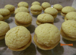 Biscuits au citron et lemon curd, comme des Whoopie pies