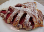 Feuilletés tressés aux fraises - Recette en vidéo
