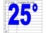 25° diagosudoku, avec la solution du vingt-quatrième 